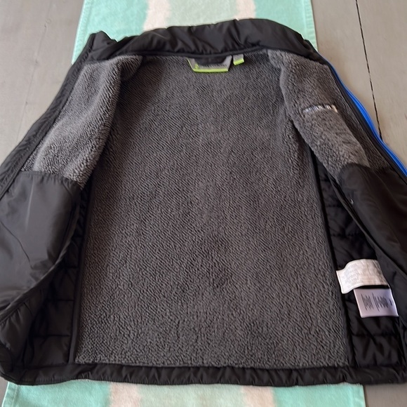 Free Country Boys Full Front Zip Fleece Hybrid Sleeveless Vest - Picture 7 of 12